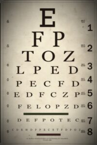 AntiqueStartup.com Antique Booth Eye Chart